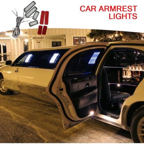 Car Led Decorative Lights 6 Colors Auto Interior Door Bowl Atmosphere Lamp For Golf 4 6 7 For Audi A3 8p 8v Mini Cooper Most Car