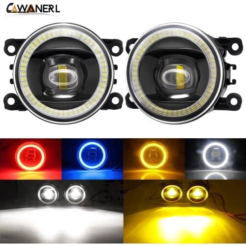 Car LED Fog Light Assembly Angel Eye Daytime Running Lamp DRL 30W For Suzuki Jimny SX4 Grand Vitara Swift Alto Splash XL7 Ignis