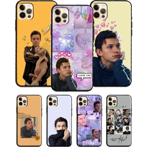 Tom Holland Phone Case For iPhone 11 Pro Max 12 Mini X XR XS Max 6S 7 8 Plus SE 2020 Soft TPU Cover