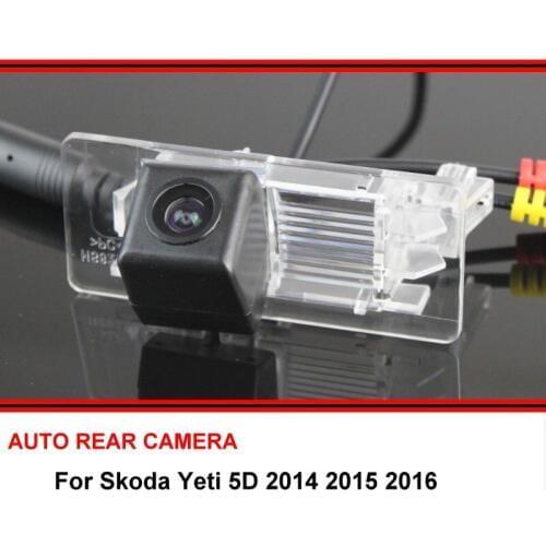 For Skoda Yeti 2014 2015 2016 car rear view camera trasera Auto reverse backup parking Night Vision Waterproof HD sony