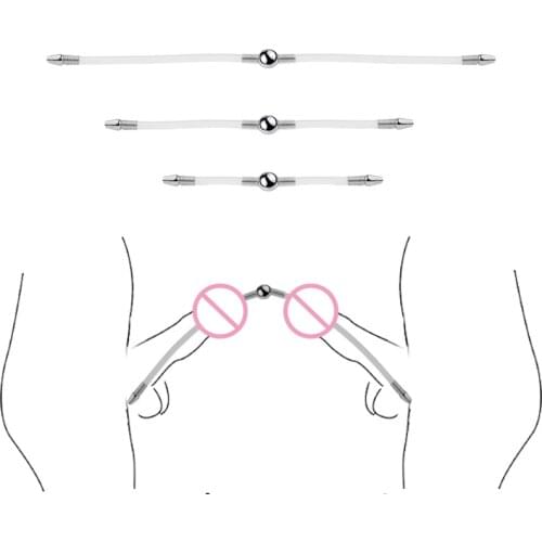 Double Head Sexy Gay Urethral Catheter Male Urethral Dilator Penis Plug Adult Sex Toys For Men Gay Horse Eye Stimulator