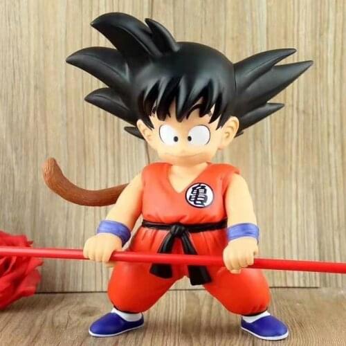Dragon Ball PVC Action Figure Childhood Edition Kuririn Son Goku Model Toys 21cm