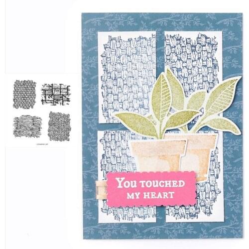 Brick Natural Textures Background Clear Stamps Scrapbooking New Make Photo Album Card DIY Paper Embossing Craft Supplies 2021