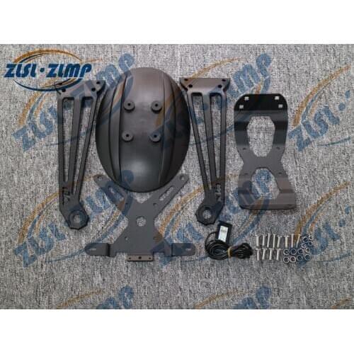 Motorcycle Accessories Black Rear Fender Mount Hugger Mudguard Wheel Hugger Splash Guard Cover for KT DUKE RC200 DUKE390