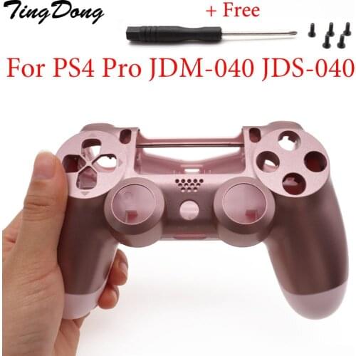 Replacement Smooth Soft Housing Shell For jds 040 JDM-040 DualShock 4 PlayStation 4 PS4 Pro V2 Controller Faceplate Back Case