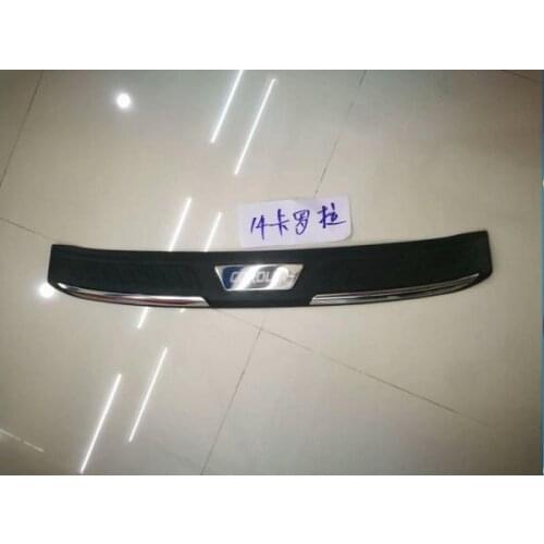 Car Rear Trunk Door Sill Scuff Plate Entry Guards Cargo Step For Toyota Corolla 2014-2018