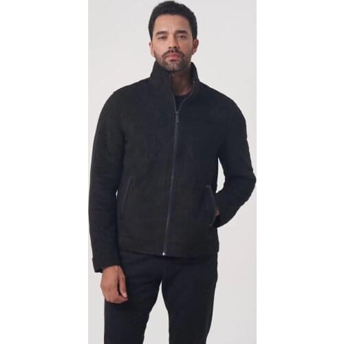 2021 new mens suede leather jacket winter stylish coat with a high-quality mens formal brand apparel OGMANDO1927