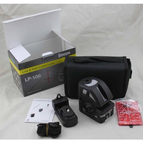 New LP106 cross-line Laser Level 5 points, 1V, 1H
