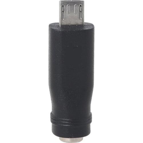 Micro USB to DC Adapter Micro USB Male to DC 5.5x2.1mm DC Female Connector Charge Barrel Jack Power Adapter for Phone