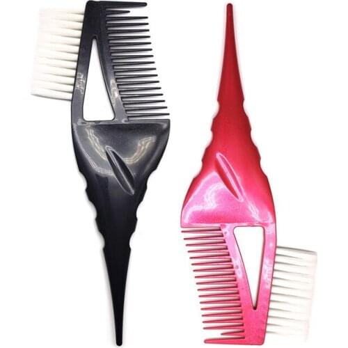 Hair Coloring Dye Comb Stirring Brush Salon Color Palette Brush Comb Hair Styling Tool For Hair Dye And Root Touch Up