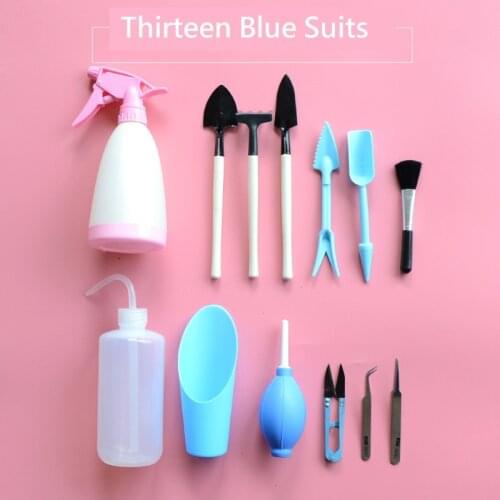 Gardening Tools Potted Plants Maintenance Suit With Wooden Handle Garden Hand Tools Set Mini Spade Shovel Harrow Set
