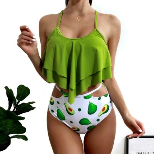 Sexy Two Piece 2021 Swimsuit Tankini Swimwear Women Bathing Suit Classic Leopard Print Adjustable Shoulder Strap Bikini Set