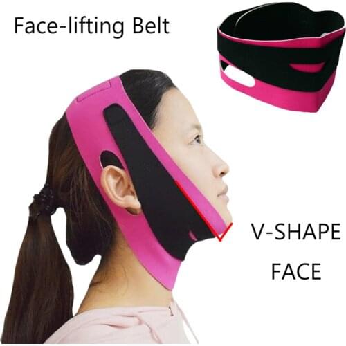 Face Slim V-Line Lift Up Belt Women Slimming Chin Cheek Slim Lift Up Mask V Face Line Belt Anti Wrinkle Strap Band Facial Beauty