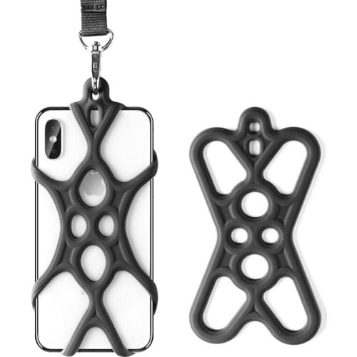 Universal Silicone Cell Phone Lanyard Holder Case Cover Phone Neck Strap Necklace Sling For Smart Mobile phone lanyard for phone