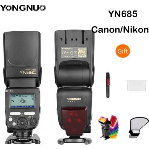 YONGNUO i-TTL flash Speedlite YN685 YN685N YN685C Works with YN622N YN622C RF603 Wireless Flash for Nikon Canon DSLR Cameras