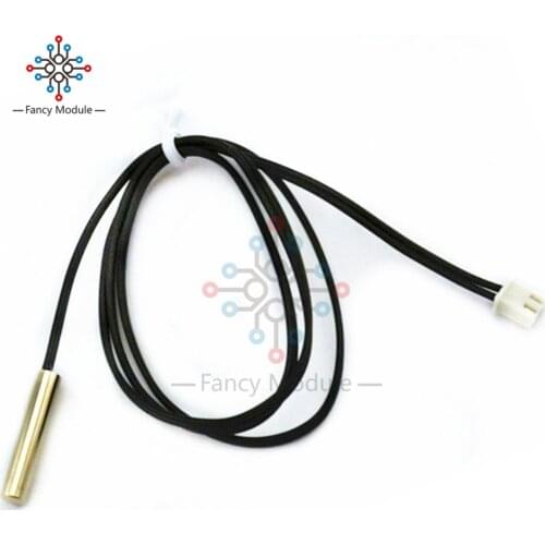 10PCS NTC sensor Thermistor Accuracy Temperature 10K 1% 3950 Waterproof Probe 1m