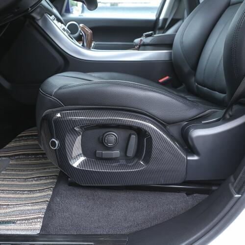 2 Pcs for Land Rover Range Rover Vogue 2013-17 For Range Rover Sport 14-17 Car Seat Side Cover Trim ABS Car Interior Accessories