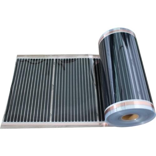 220V 1m2 Far Infrared Underfloor Heating Film Electric Floor Warming Mat graphene encapsulates far-infrared electrothermal film