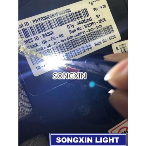 5000pcs LED Backlight TV LED 3528 2835 1210 Backlight High Power 1W 3V 110LM Cool white FOR LG LED LCD TV Backlight Application