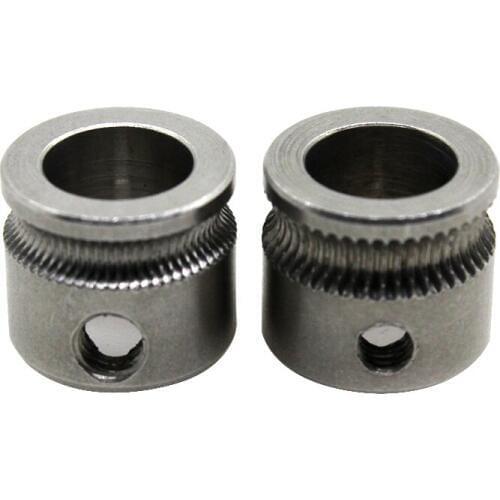 3D printer accessories extruder extrusion wheel 3D printer Mk7 stainless steel extrusion gear Inner hole 8mm