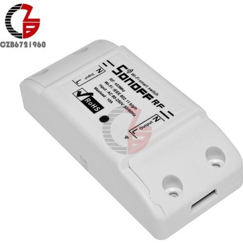 433Mhz RF WiFi Wireless Smart Home Switch With RF Receiver Remote Control Smart Timing Wireless Control