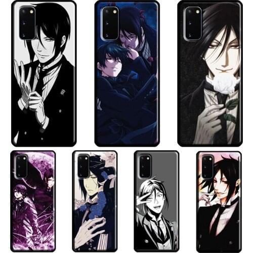 Black Butler Case For Samsung Galaxy S21 Ultra S8 S9 S10 Plus Note 9 10 Note 20 Ultra S20 FE Back Cover