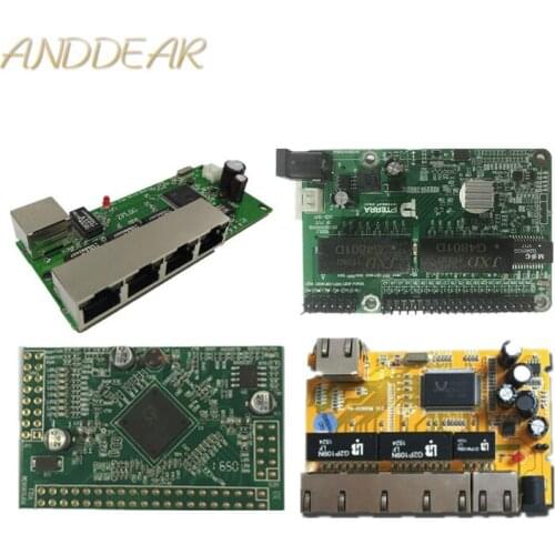 5-port Gigabit switch module is widely used in LED line 5 port 10/100/1000 m contact port mini switch module PCBA Motherboard