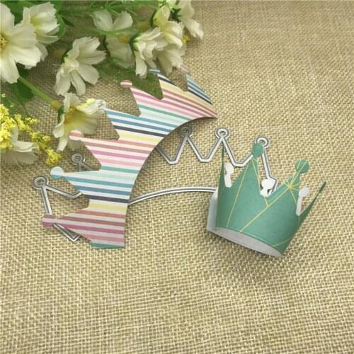 Beautiful crown headdress ornaments craft die metal cutting die scrapbook stamp carving paper card stamping die new DIY die