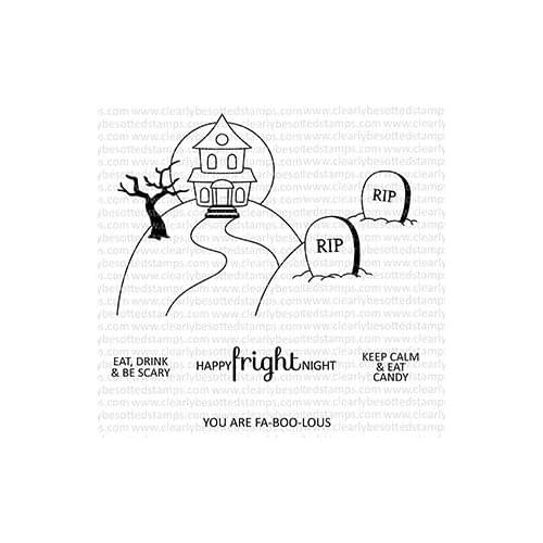 Picture It Halloween Transparent Clear Silicone Stamp/Seal for DIY scrapbooking/photo album Decorative clear stamp A0395