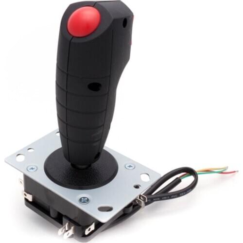 Mini Grab Arcade Flight Yoke Stick Joystick 8 Way Joystick With Two Trigger and Top Fire Buttons for Arcade Flight MAME Games