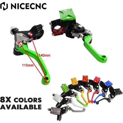 NICECNC 22mm 7/8" Hydraulic Brake Clutch Lever Set For Kawasaki KX 65 85 125 250 250F 450F KLX 125 150S 250 450R KX65 KX85 KXF