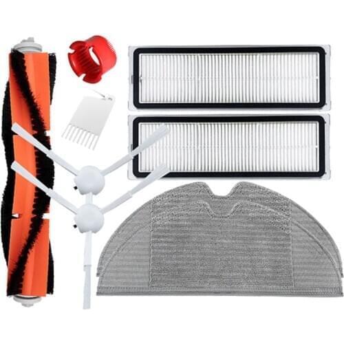 For XIAOMI 1C MIJIA Spare Parts ing Mopping Robot Vacuum Cleaner Pack Kits Side Roller HEPA Filter Main Brush Mop