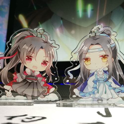 New Grandmaster of Demonic Cultivation Lan Wangji Wei Wuxian Charms Keychain keyring cosplay gifts