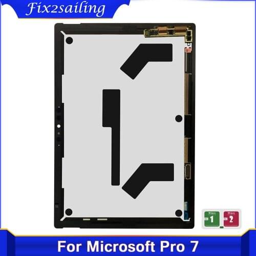 NEW Lcd Display For Microsoft Surface Pro 7 LCD Touch Screen Digitizer Full Assembly lcd For Surface Pro 7 1866 Tablet 100%Test