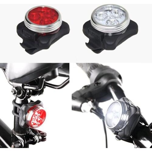 Outdoor Bicycle waterproof COB 3 LED USB Rechargeable 4 Modes Bike Night rideFront Head Lamp & Rear Tail Light