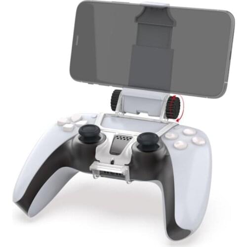 Mobile Cell Phone Stand For PS5 Game Controller Mount Hand Grip For PlayStation 5 Gamepad Clip Mount Holder For Samsung Phone