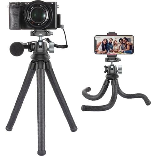 Ulanzi MT-36 Qucik Release Mini Octopus Tripod for Phone Flexible Tripod for Smartphone DSLR SLR Vlog Camera With Phone Holder