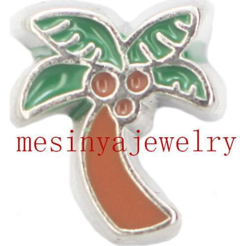 10pcs trees floating charms for glass locket Min amount $15 per order mixed items,FC-305