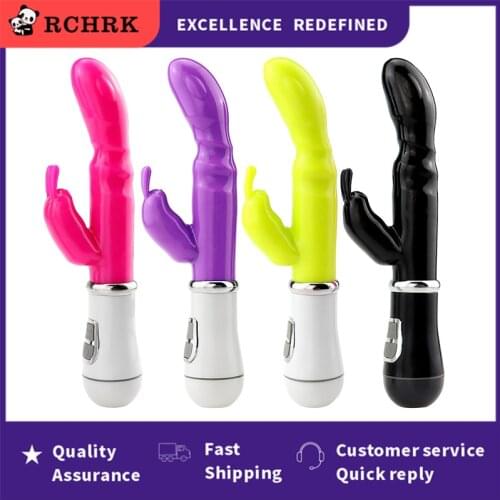 12 Speed Strong Rabbits Vibrator Clitoris Stimulator Double G-spot Massager Sex Toys For BDSM Women Female Masturbator Sex Shop