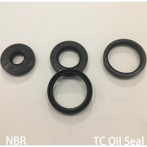 20*38*5/7/8/10 20x38x5/7/8/10 Black Nitrile Rubber NBR Spring Double Lip TC Ring Gasket Radial Shaft Skeleton Oil Seal