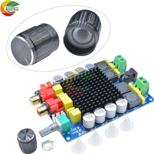 Ziqqucu TDA7498 Dual-Channel Power Amplifier Module Class D 2X100W Audio Stereo Amplifier Board Component Electronic DIY Kit