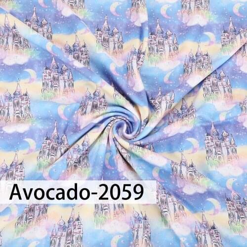 Huangtao Diy 50X150cm Castle Printing Cartoon Character Pattern Popular Liverpool Bullet Fabric By Yard 100% Polyester Fabric