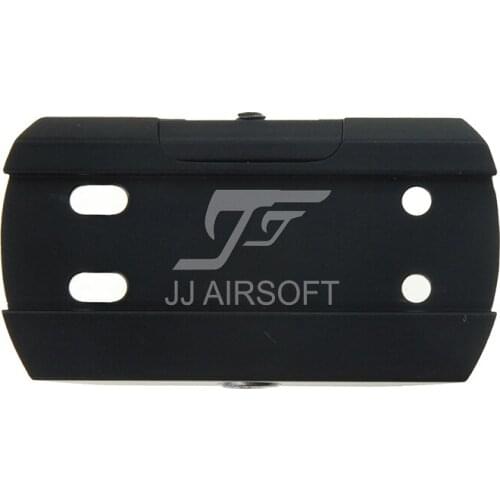 JJ Airsoft Low Mount for T1 / T-1 Red Dot (Black/Silver/Tan)