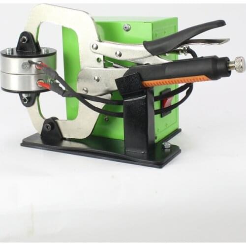 Mini 2.8" Dual Heating Press Plate Manual Rosin Press Machine 300w Temp Control Portable Flower Wax Oil Extraction Kit Paper Bag