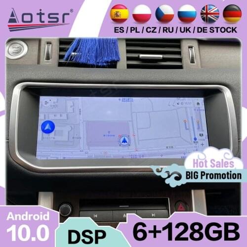 Carplay Multimedia Car Stereo Android 10 For Land Rover Range Rover Evoque LRX L538 2012 2013 2014 2015-2019 GPS Radio Head Unit