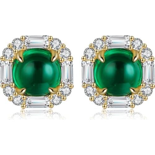 New Arrival Stud Esterlina Sterling Silver 925 Gold Plated Jewelry Earrings For Women 2021