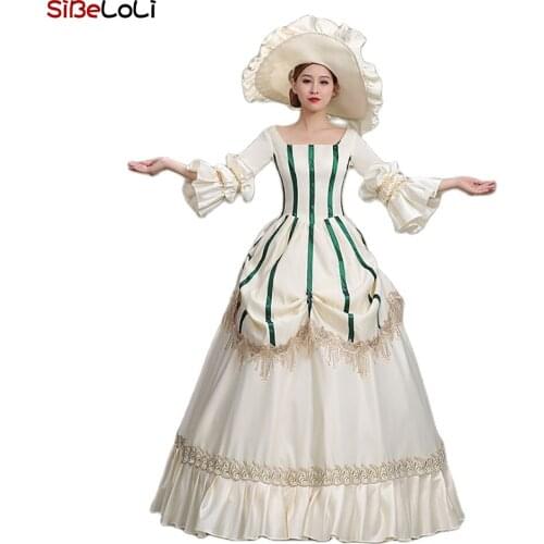 New Arrival High-end Champagne Southern Belle Marie Antoinette Dresses Theater Costume
