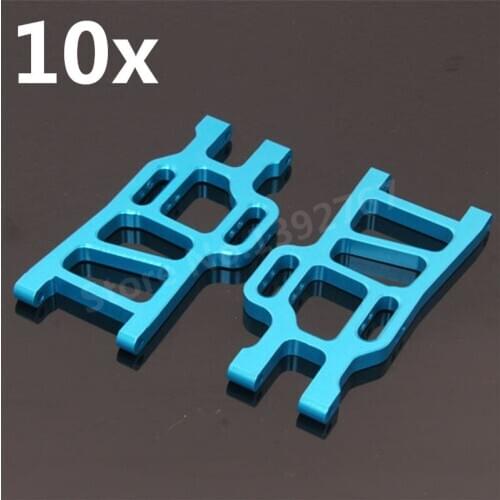 Wholesale 10pcs/Lot HSP Upgrade Parts108021 (08006 ) Aluminum Rear Lower Suspension Arm For 1/10 Monster Truck 4WD 94108 R/C Car