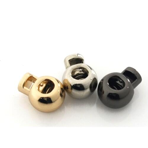 2pcs Zinc Alloy Beam Rope Buckle Fashion Single Holes Clasp for DIY Clothes Bag Sportswear Shoelace Rope Parts Accessories