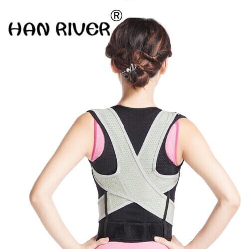 High Quality Adjustable Shoulder Back Posture Corrector Belt Therapy Chest Brace Support Belt for hunchback Posture Correction a